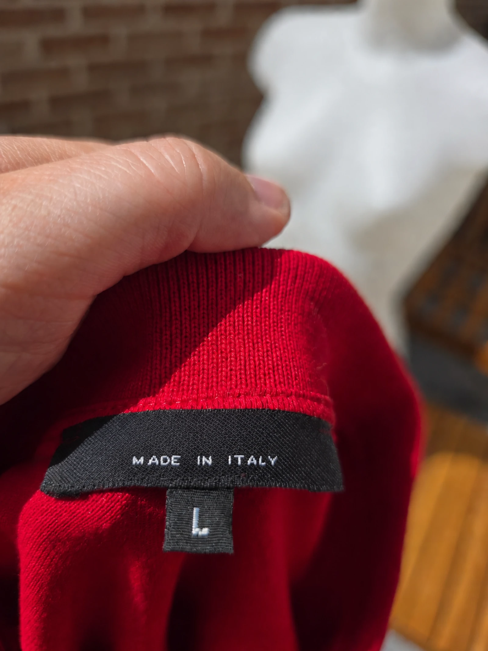 Women's red polo shirt – photo 7